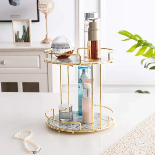 Gold Next In Craft Metal Bathroom organizer