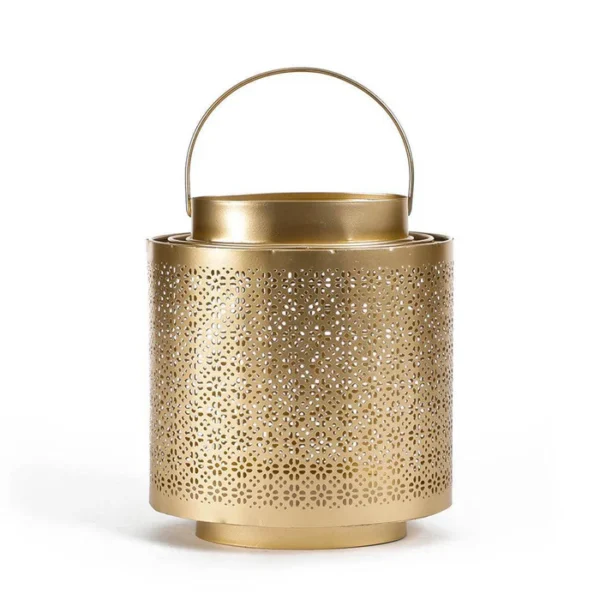 Reveler Etched Lantern | Hanging Candle Stand