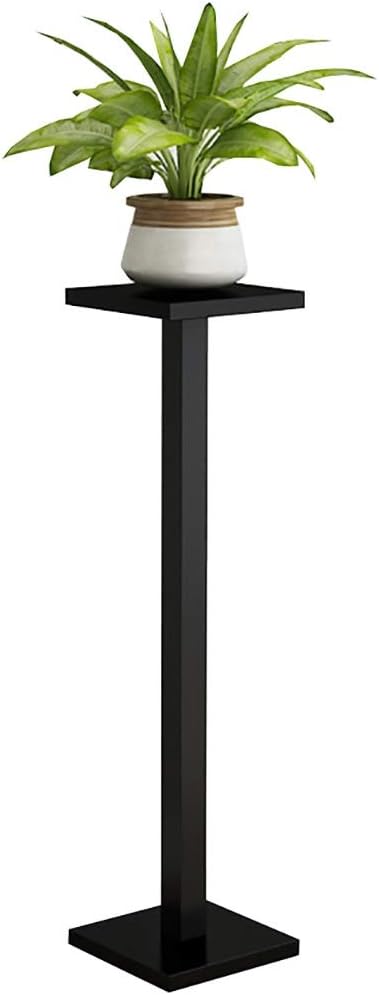 Flower stand Flower Stand Stool Square Side Table Tall Pot Stand - Wooden Flower Stand. Wooden Flat Top In Florists Pedestal - Image 2